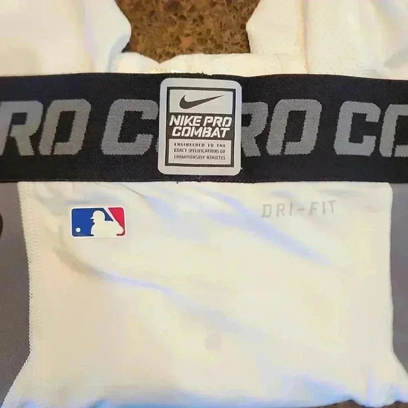 NWT Nike Pro Combat MLB authentic collection 3/4 pants. #503837 Size S,L or XL - Picture 6 of 6